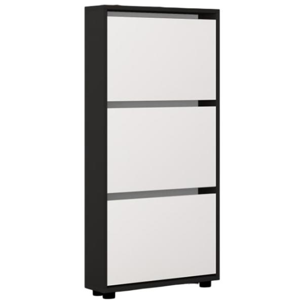 Dulap pentru încălțăminte Mobildor-Lux LEO Slim 125 x 90 x 16 /Anthracite /Anthracite photo 1 Dulap pentru încălțăminte Mobildor-Lux LEO Slim 125 x 90 x 16 /Anthracite /Anthracite photo 1