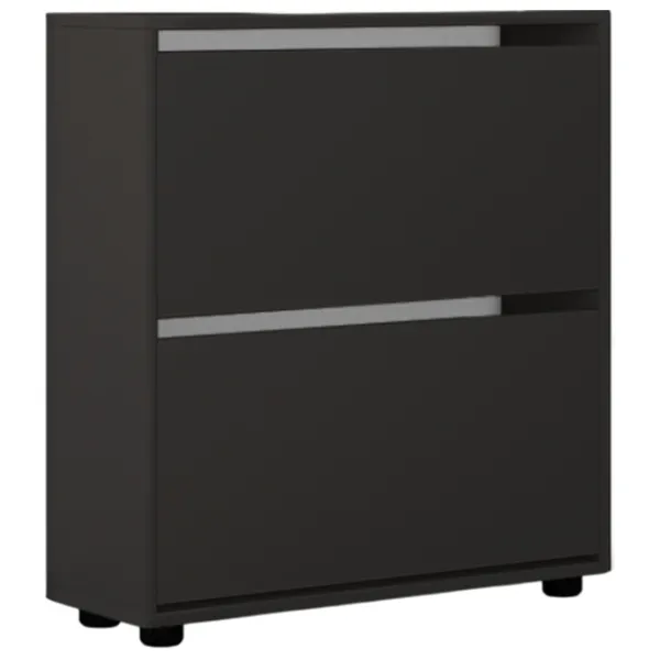 Обувной шкаф Mobildor-Lux LEO Slim 86 x 90 x 27 см /Anthracite /Антрацит photo 1 Обувной шкаф Mobildor-Lux LEO Slim 86 x 90 x 27 см /Anthracite /Антрацит photo 1