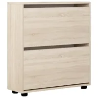 Dulap pentru încălțăminte Mobildor-Lux LEO Slim 86 x 90 x 27 /Sonoma /Sonoma