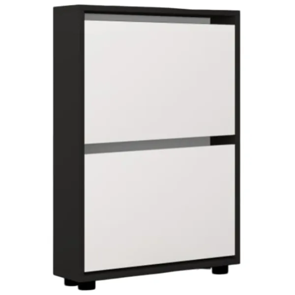 Dulap pentru încălțăminte Mobildor-Lux LEO Slim 86 x 80 x 16 /Anthracite /Anthracite photo 1 Dulap pentru încălțăminte Mobildor-Lux LEO Slim 86 x 80 x 16 /Anthracite /Anthracite photo 1