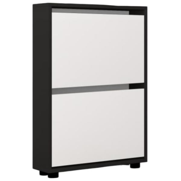 Dulap pentru încălțăminte Mobildor-Lux LEO Slim 86 x 80 x 16 /Anthracite /Anthracite photo 1 Dulap pentru încălțăminte Mobildor-Lux LEO Slim 86 x 80 x 16 /Anthracite /Anthracite photo 1