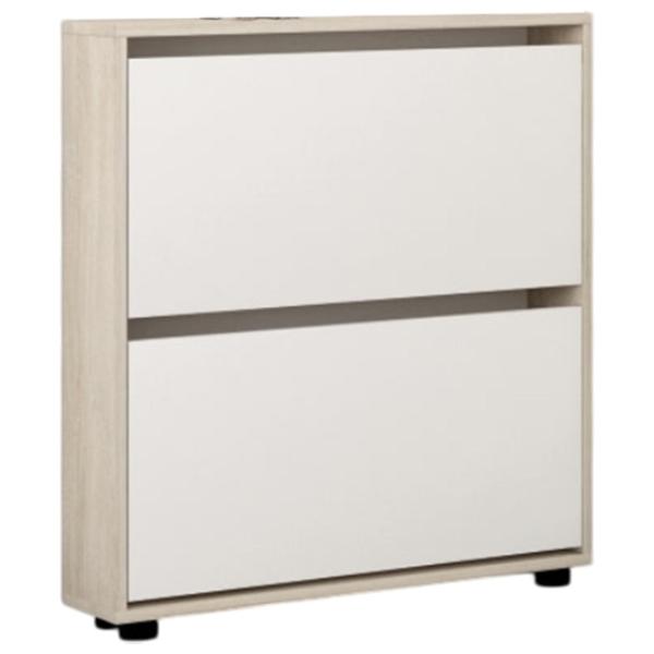 Dulap pentru încălțăminte Mobildor-Lux LEO Slim 86 x 80 x 16 /Sonoma /Sonoma photo 1