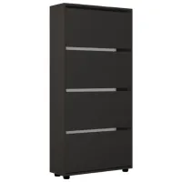 Dulap pentru încălțăminte Mobildor-Lux Leo 164 x 60 x 27 /Anthracite /Anthracite