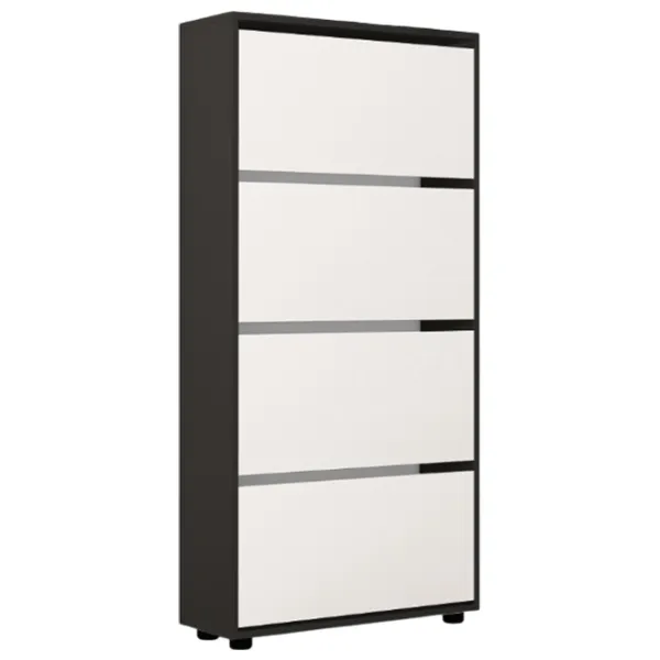 Dulap pentru încălțăminte Mobildor-Lux Leo 164 x 60 x 27 /Anthracite /Anthracite photo 1 Dulap pentru încălțăminte Mobildor-Lux Leo 164 x 60 x 27 /Anthracite /Anthracite photo 1