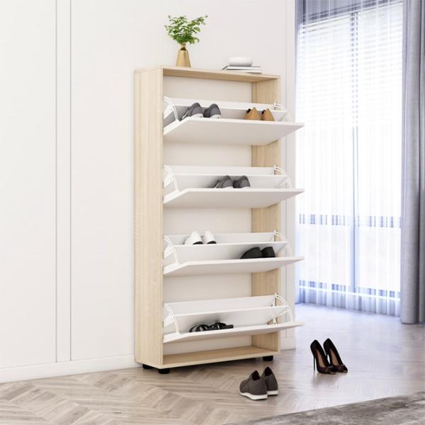 Dulap pentru încălțăminte Mobildor-Lux Leo 164 x 60 x 27 /Sonoma /Sonoma photo 2 Dulap pentru încălțăminte Mobildor-Lux Leo 164 x 60 x 27 /Sonoma /Sonoma photo 2