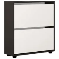 Dulap pentru încălțăminte Mobildor-Lux Leo 86 x 60 x 27 /Anthracite /Anthracite