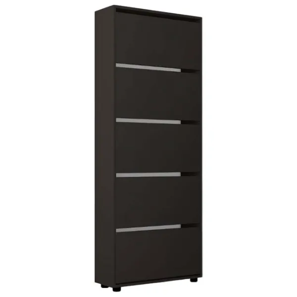 Dulap pentru încălțăminte Mobildor-Lux Leo 203 x 60 x 27 /Anthracite /Anthracite photo 1 Dulap pentru încălțăminte Mobildor-Lux Leo 203 x 60 x 27 /Anthracite /Anthracite photo 1
