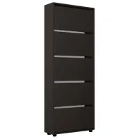 Dulap pentru încălțăminte Mobildor-Lux Leo 203 x 60 x 27 /Anthracite /Anthracite
