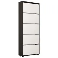 Обувной шкаф Mobildor-Lux Leo 203 x 60 x 27 см /Anthracite /Антрацит