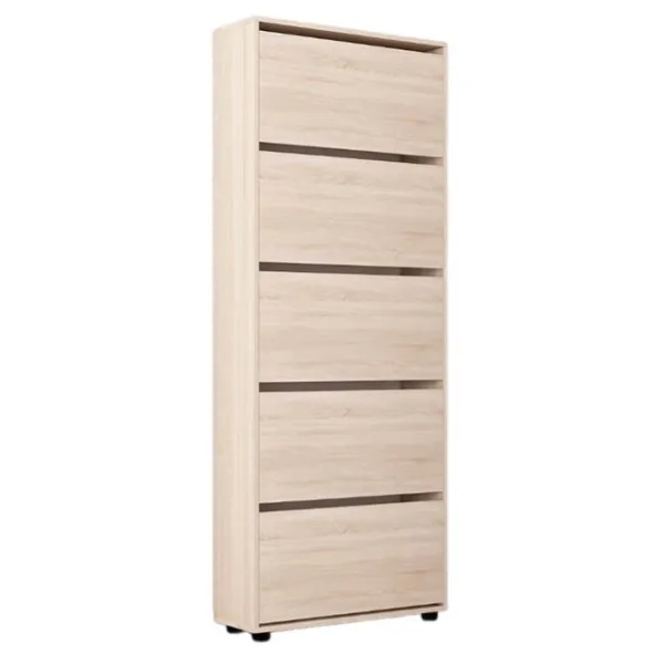 Dulap pentru încălțăminte Mobildor-Lux Leo 203 x 60 x 27 /Sonoma /Sonoma photo 1