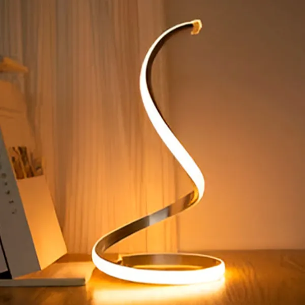 Настольная лампа Desk lamp JH-6001 Серебристый/Синий photo 2