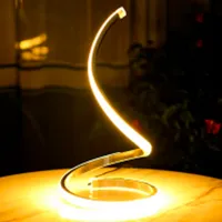Lampă de masă Desk lamp JH-6001 Silver/Blue photo 4