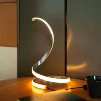 Lampă de masă Desk lamp JH-6001 Silver/Blue photo 6