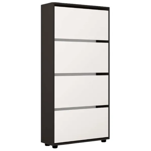 Обувной шкаф Mobildor-Lux Leo 164 x 50 x 27 см /Anthracite /Антрацит photo 1 Обувной шкаф Mobildor-Lux Leo 164 x 50 x 27 см /Anthracite /Антрацит photo 1