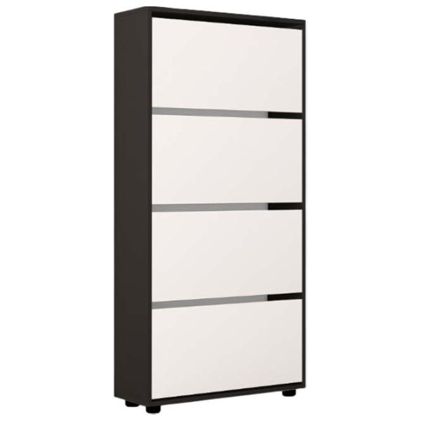 Обувной шкаф Mobildor-Lux Leo 164 x 50 x 27 см /Anthracite /Антрацит photo 1 Обувной шкаф Mobildor-Lux Leo 164 x 50 x 27 см /Anthracite /Антрацит photo 1