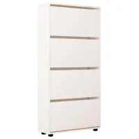 Обувной шкаф Mobildor-Lux Leo 164 x 50 x 27 см /White /Белый