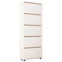 Dulap pentru încălțăminte Mobildor-Lux Leo 203 x 50 x 27 /White /White