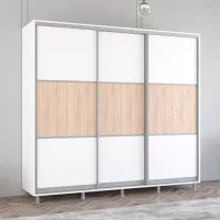 Dulap Mobildor-Lux Aron K 240 x 60 x 200 / PAL / Alb photo 2