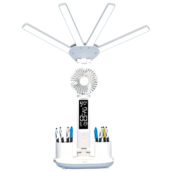 Настольная лампа Desk lamp Four-Headed Multifunction Foldable 3 in 1 Белый photo 1
