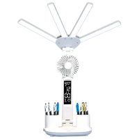 Настольная лампа Desk lamp Four-Headed Multifunction Foldable 3 in 1 Белый
