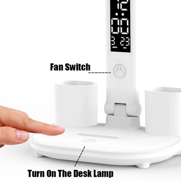 Настольная лампа Desk lamp Four-Headed Multifunction Foldable 3 in 1 Белый photo 9