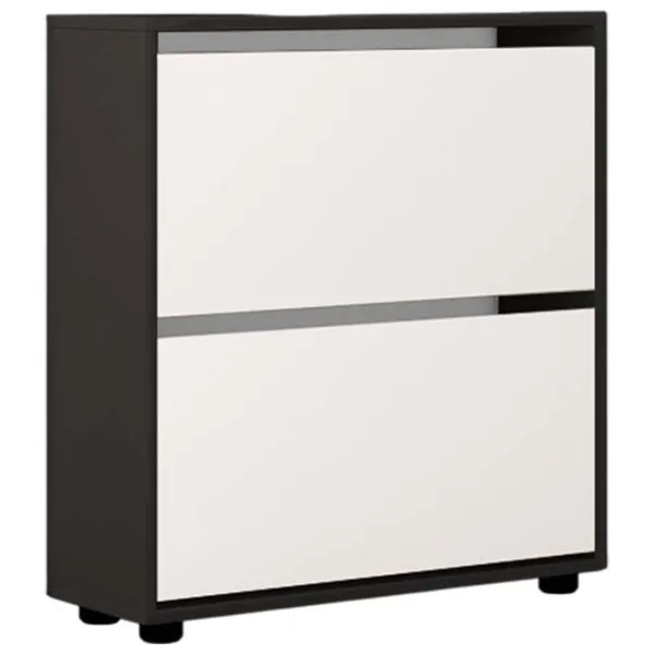 Dulap pentru încălțăminte Mobildor-Lux Leo 86 x 50 x 27 /Anthracite /Anthracite photo 1