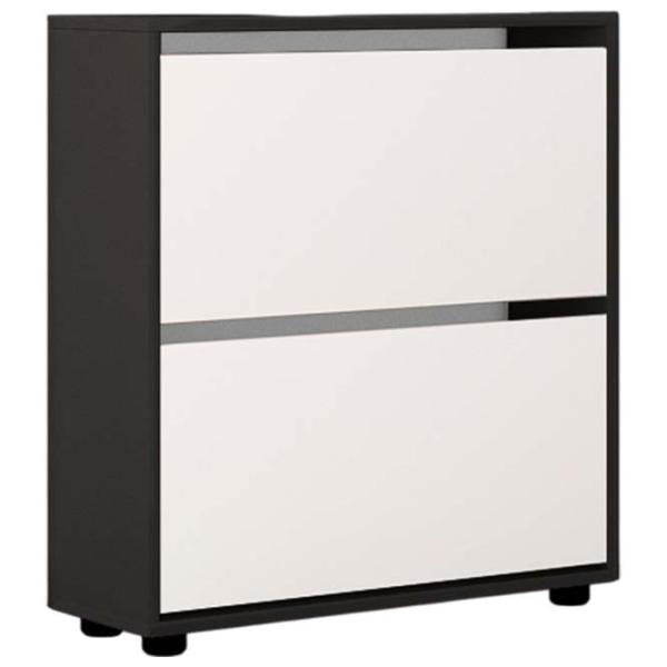 Dulap pentru încălțăminte Mobildor-Lux Leo 86 x 50 x 27 /Anthracite /Anthracite photo 1