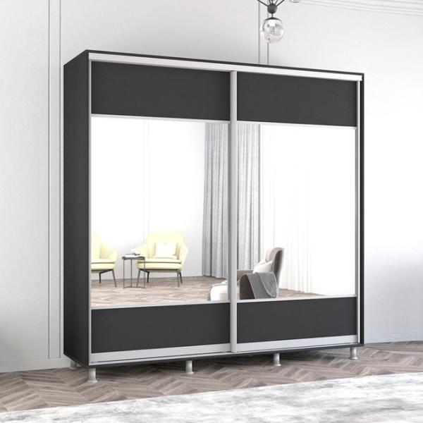 Dulap Mobildor-Lux Aron 220 x 60 x 220 / PAL / Antracit photo 3