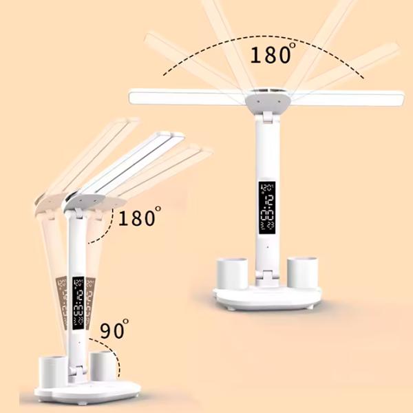 Настольная лампа Desk lamp Double-Headed Multifunction Foldable Белый photo 7