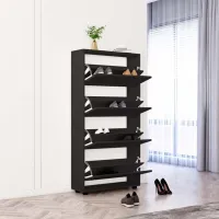 Обувной шкаф Mobildor-Lux Leo 164 x 90 x 27 см /Anthracite /Антрацит photo 2