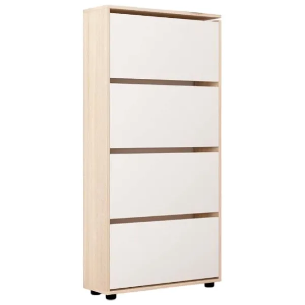 Dulap pentru încălțăminte Mobildor-Lux Leo 164 x 90 x 27 /Sonoma /Sonoma photo 1