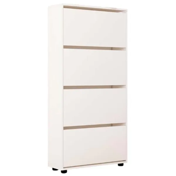 Dulap pentru încălțăminte Mobildor-Lux Leo 164 x 90 x 27 /White /White photo 1