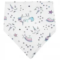 Bavetă Akuku AK.106263 Bandană / Bumbac / White