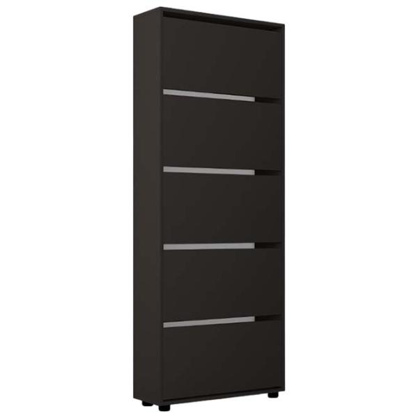 Dulap pentru încălțăminte Mobildor-Lux Leo 203 x 90 x 27 /Anthracite /Anthracite photo 1