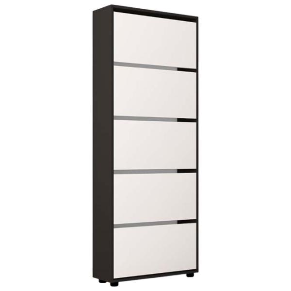 Dulap pentru încălțăminte Mobildor-Lux Leo 203 x 90 x 27 /Anthracite /Anthracite photo 1 Dulap pentru încălțăminte Mobildor-Lux Leo 203 x 90 x 27 /Anthracite /Anthracite photo 1