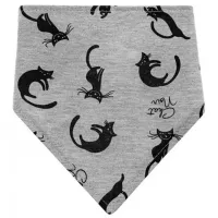 Слюнявчик Akuku AK.106259 Бандана / Хлопок / Серый