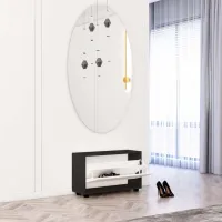 Обувной шкаф Mobildor-Lux Leo 47 x 90 x 27 см /Anthracite /Антрацит photo 2