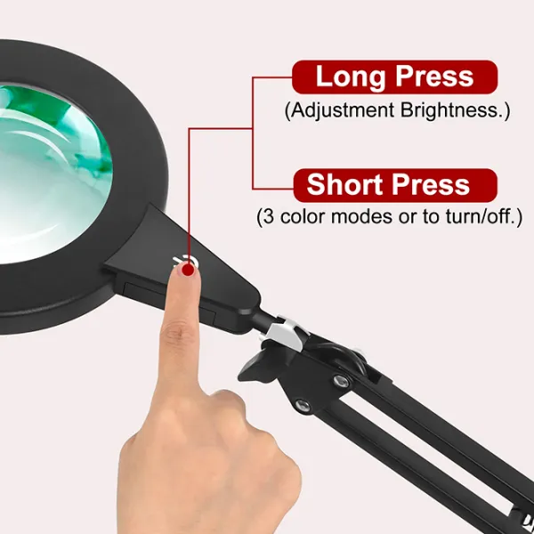 Настольная лампа Desk lamp 5X Magnifying Белый photo 5