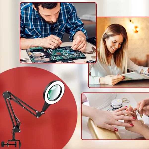 Настольная лампа Desk lamp 5X Magnifying Белый photo 8