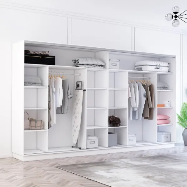 Dulap Mobildor-Lux Fox 400 x 60 x 200 / PAL / White photo 3