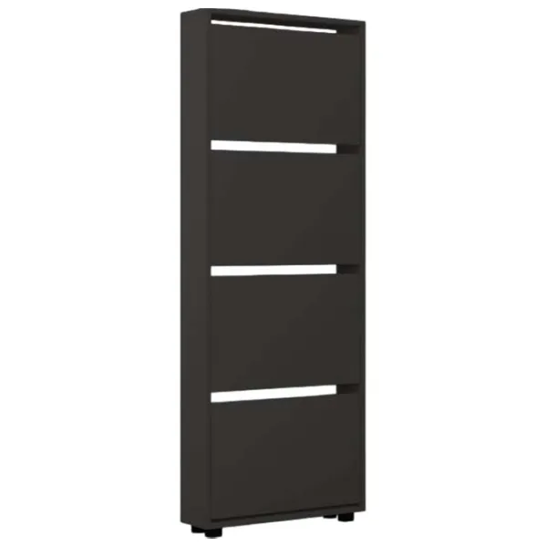 Dulap pentru încălțăminte Mobildor-Lux LEO Slim 164 x 50 x 16 /Anthracite /Anthracite photo 1 Dulap pentru încălțăminte Mobildor-Lux LEO Slim 164 x 50 x 16 /Anthracite /Anthracite photo 1