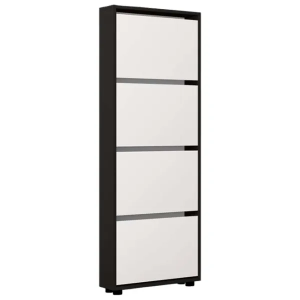 Dulap pentru încălțăminte Mobildor-Lux LEO Slim 164 x 50 x 16 /Anthracite /Anthracite photo 1 Dulap pentru încălțăminte Mobildor-Lux LEO Slim 164 x 50 x 16 /Anthracite /Anthracite photo 1