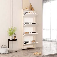Обувной шкаф Mobildor-Lux LEO Slim 164 x 50 x 16см /Sonoma /Сонома photo 2
