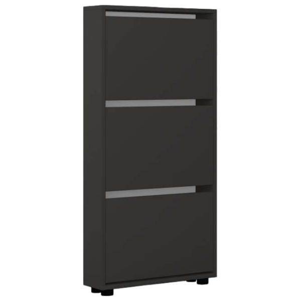 Dulap pentru încălțăminte Mobildor-Lux LEO Slim 125 x 50 x 16 /Anthracite /Anthracite photo 1 Dulap pentru încălțăminte Mobildor-Lux LEO Slim 125 x 50 x 16 /Anthracite /Anthracite photo 1