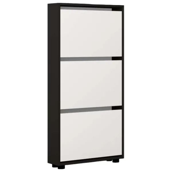 Dulap pentru încălțăminte Mobildor-Lux LEO Slim 125 x 50 x 16 /Anthracite /Anthracite photo 1 Dulap pentru încălțăminte Mobildor-Lux LEO Slim 125 x 50 x 16 /Anthracite /Anthracite photo 1