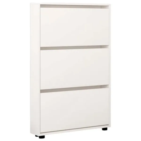 Dulap pentru încălțăminte Mobildor-Lux LEO Slim 125 x 50 x 16 /White /White photo 1 Dulap pentru încălțăminte Mobildor-Lux LEO Slim 125 x 50 x 16 /White /White photo 1