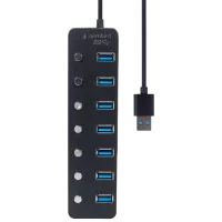 Адаптер Hub Gembird UHB-U3P7P-01 USB Type-A / Черный photo 3