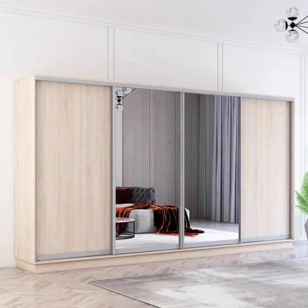 Dulap Mobildor-Lux Fox 390 x 60 x 200 / PAL / Sonoma photo 3