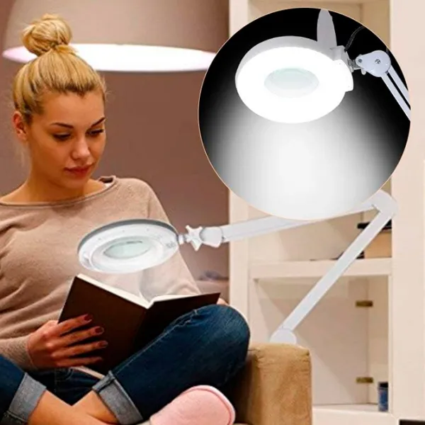 Лампа Desk lamp 5X Magnifying Белый photo 7