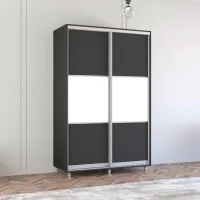 Dulap Mobildor-Lux Aron K 130 x 60 x 210 / PAL / Antracit photo 2
